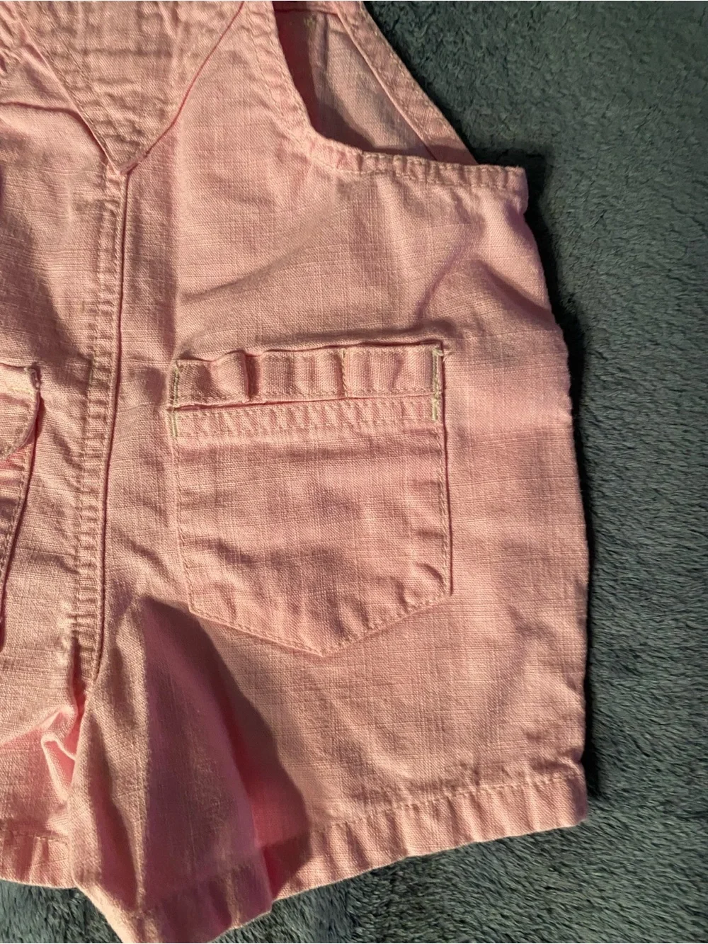 GAP Y2K Vintage Baby Girl Overalls shorts - 100% Cotton, Size 0-3 months